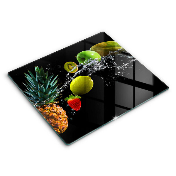 Tábua de cortar alimentos Fruta na água