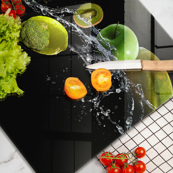 Tábua de cortar alimentos Fruta na água