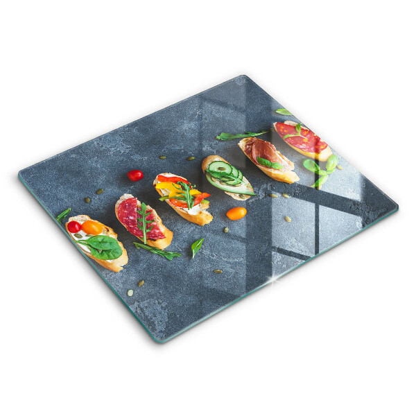 Tábua para cozinha Sanduíches coloridos
