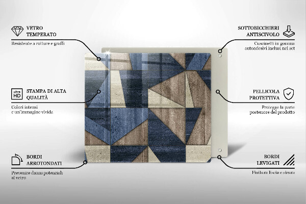 Tábua de corte Abstração geométrica