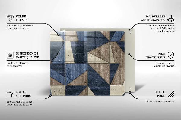 Tábua de corte Abstração geométrica