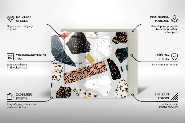 Tábua corte Pedra de porcelana