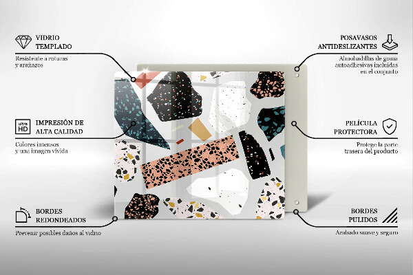 Tábua corte Pedra de porcelana