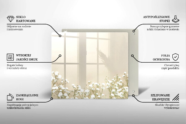 Tábua cozinha Flores boho de Gypsophila