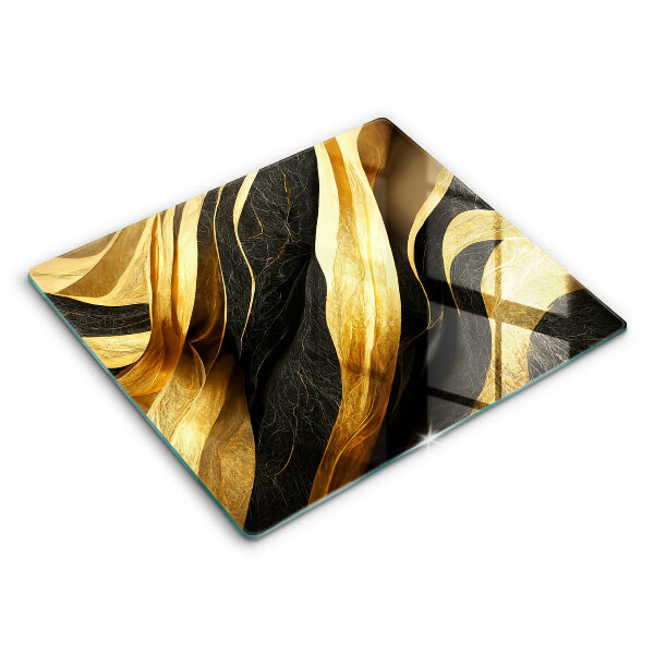 Tábua de corte de vidro Abstração elegante