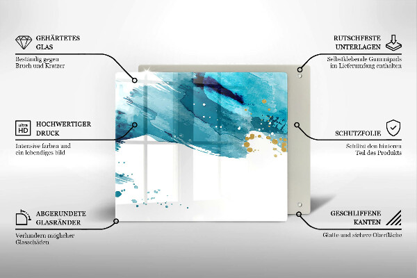 Tábua cozinha Manchas azuis