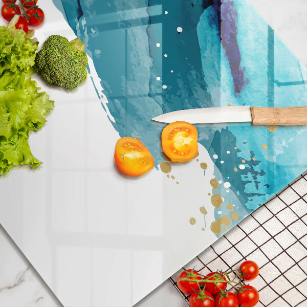 Tábua cozinha Manchas azuis