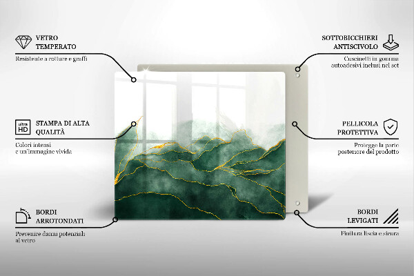 Tábua para cozinha Natureza abstrata