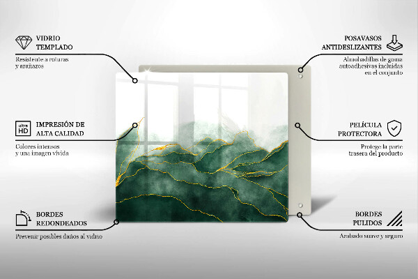 Tábua para cozinha Natureza abstrata