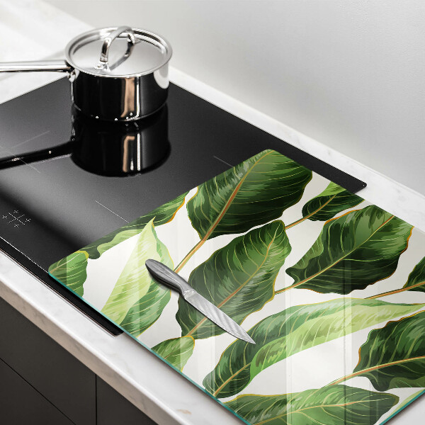 Tábua de cortar alimentos Folhas de bananeira