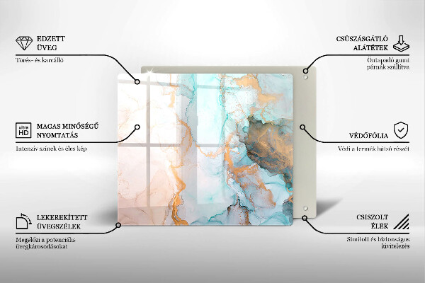 Tábua para corte Mármore abstrato