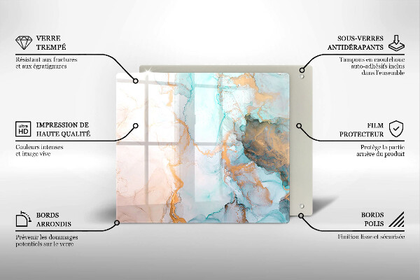 Tábua para corte Mármore abstrato