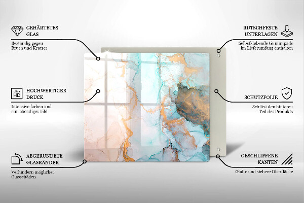 Tábua para corte Mármore abstrato