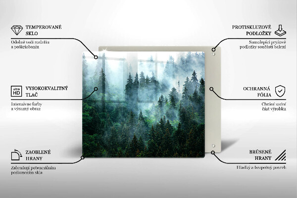 Tábua cozinha Floresta no nevoeiro