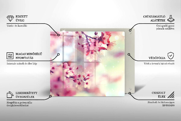 Tábua para corte Flores de macieira da natureza