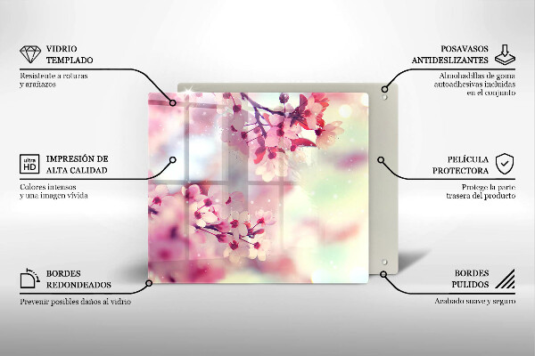 Tábua para corte Flores de macieira da natureza