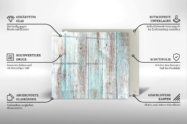 Tábua de vidro Tábuas antigas vintage