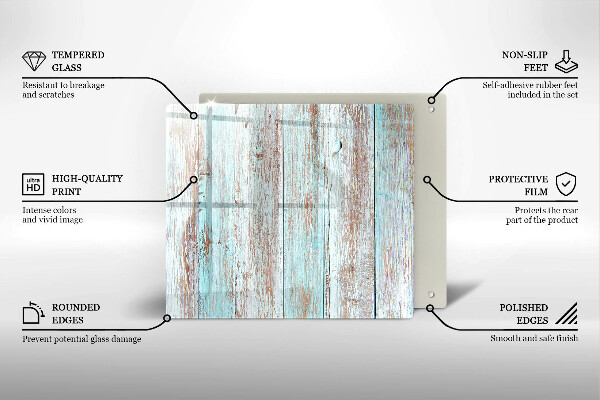 Tábua de vidro Tábuas antigas vintage