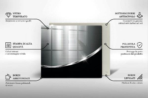 Tábua corte Abstração com metal