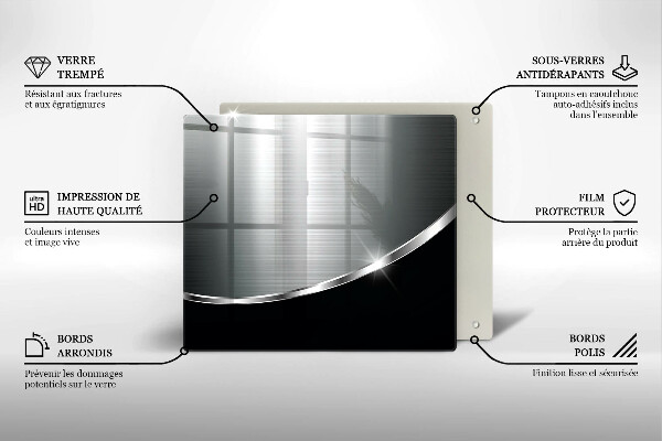 Tábua corte Abstração com metal