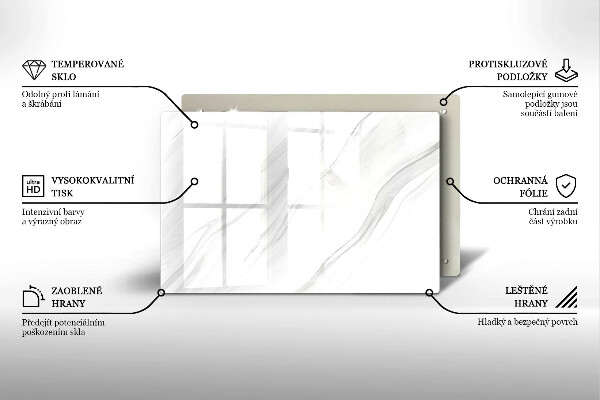Tábua de cortar Mármore delicado