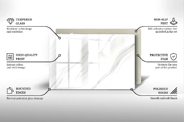 Tábua de cortar Mármore delicado