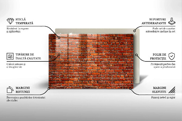Tábua cozinha Parede de tijolos