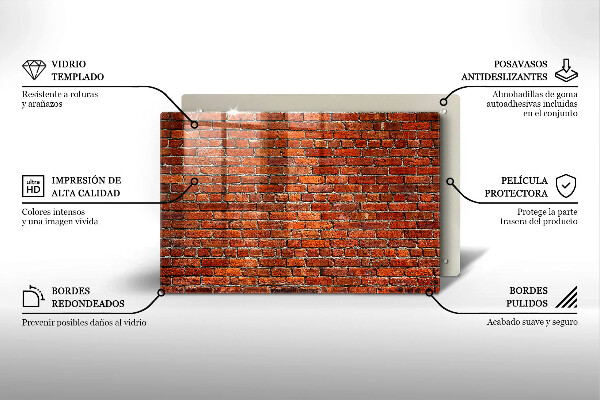 Tábua cozinha Parede de tijolos