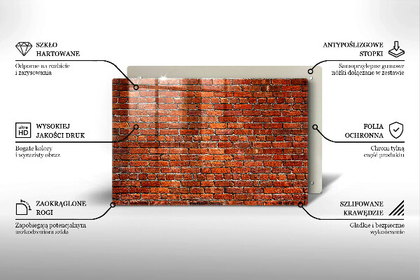 Tábua cozinha Parede de tijolos
