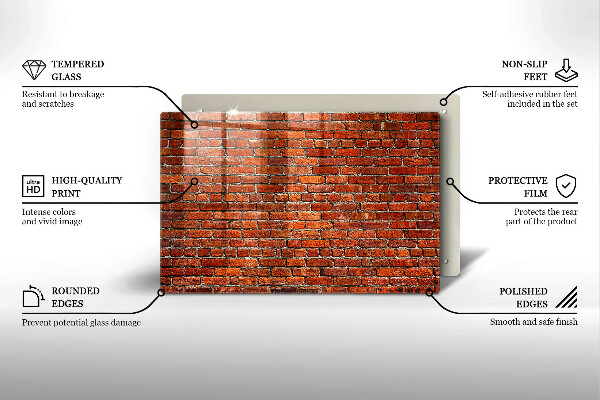 Tábua cozinha Parede de tijolos