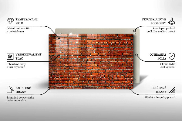 Tábua cozinha Parede de tijolos