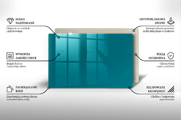 Tábua para cozinha Cor turquesa