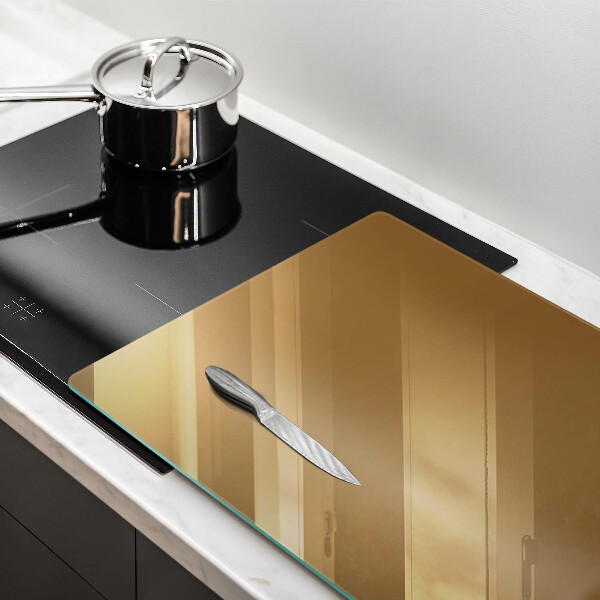 Tábua de vidro Cor bege