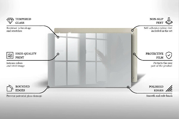 Tábua de cortar alimentos Cor cinza