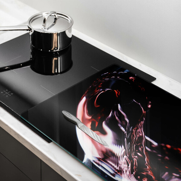 Tábua para cozinha Um copo de vinho tinto