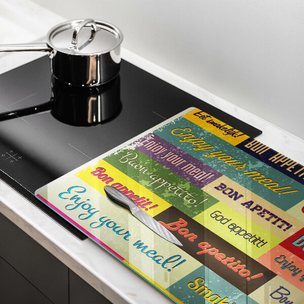 Tábua corte Bon appetit legendas idiomas