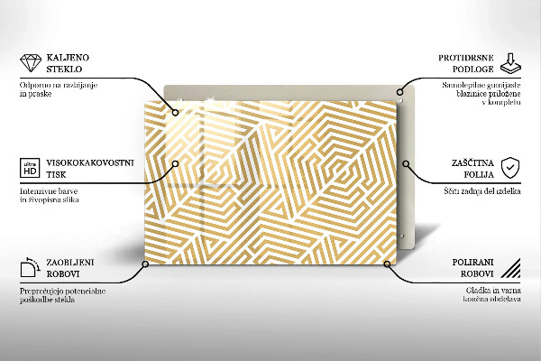 Tábua cozinha Linhas geométricas