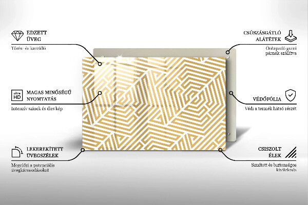 Tábua cozinha Linhas geométricas