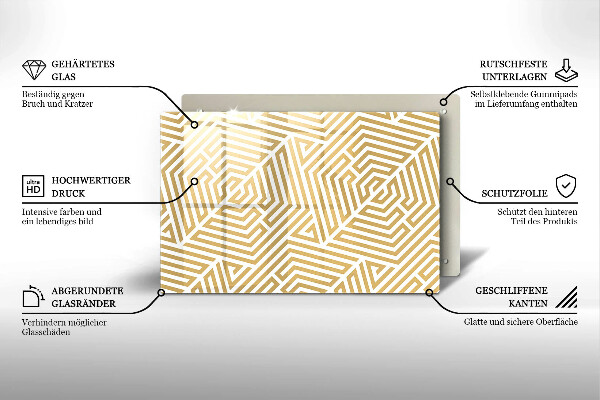 Tábua cozinha Linhas geométricas