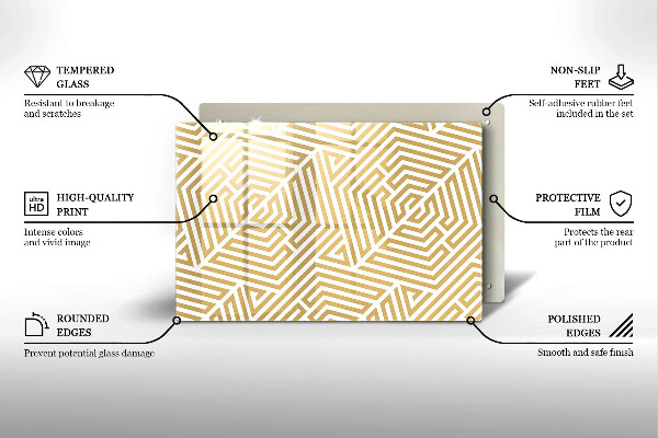 Tábua cozinha Linhas geométricas