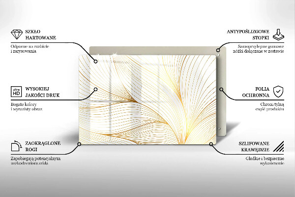 Tábua de cortar Padrão de linha moderno