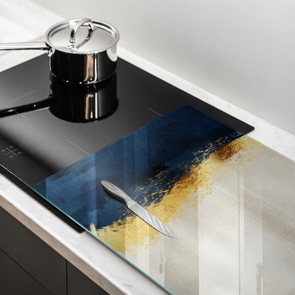 Tábua de corte Ouro abstrato