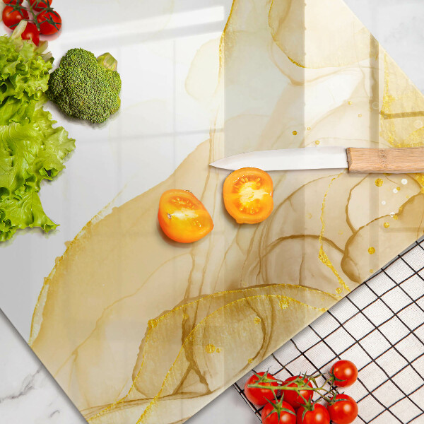 Tábua para corte Abstração dourada