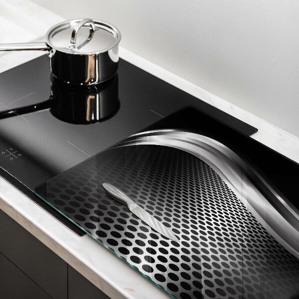 Tábua de cortar de vidro Estrutura metálica