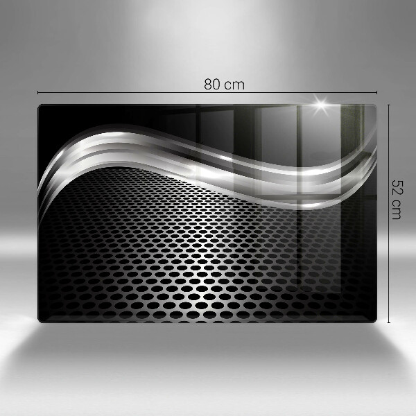 Tábua de cortar de vidro Estrutura metálica