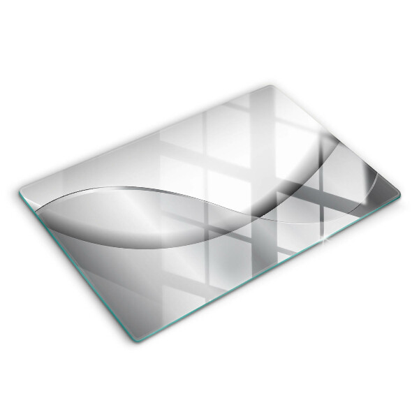 Tábua de cortar alimentos Design de linhas abstratas