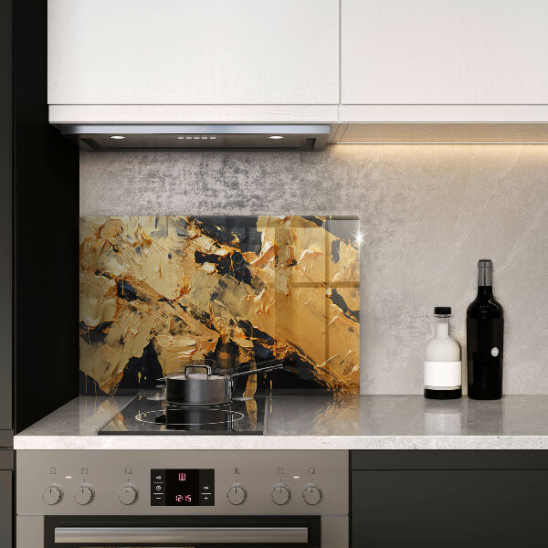 Tábua de vidro Textura de tinta elegante