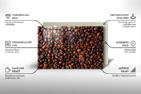 Tábua de corte Grãos de café