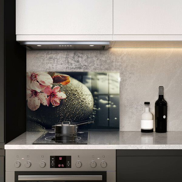 Tábua cozinha Flores pedras zen