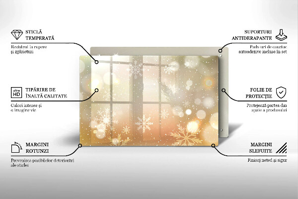 Tábua corte Flocos de neve